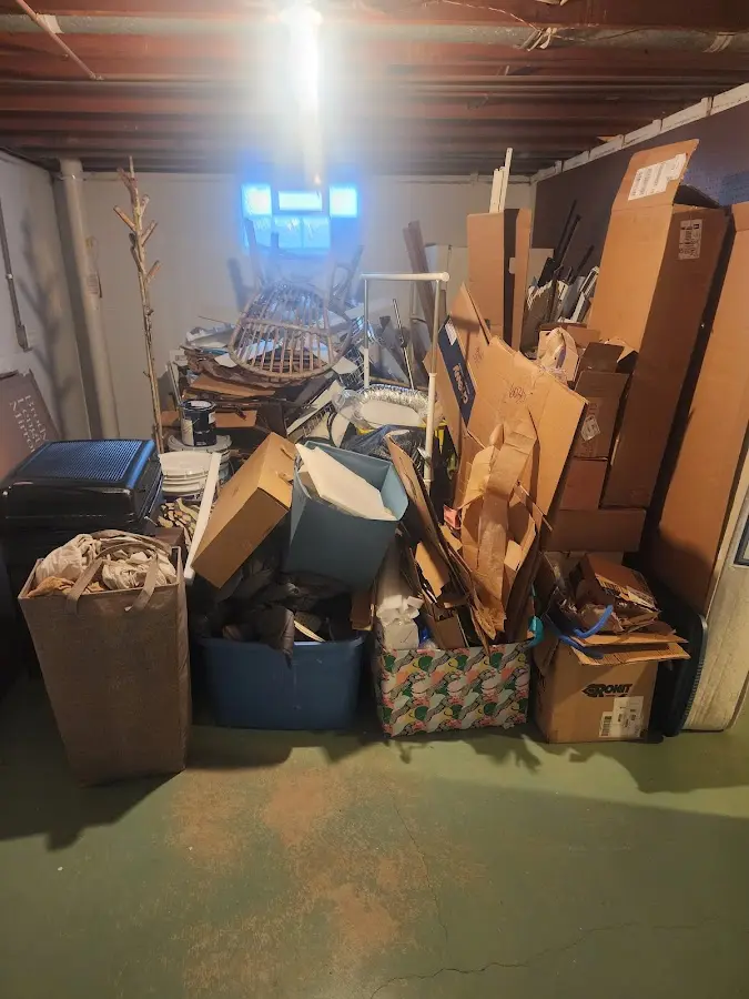 Roll-off dumpster container at job site for Yard Waste Dumpster Rental in Cloverdale